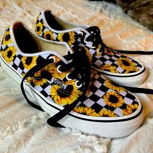Vans Sunflower Checkered Sneakers